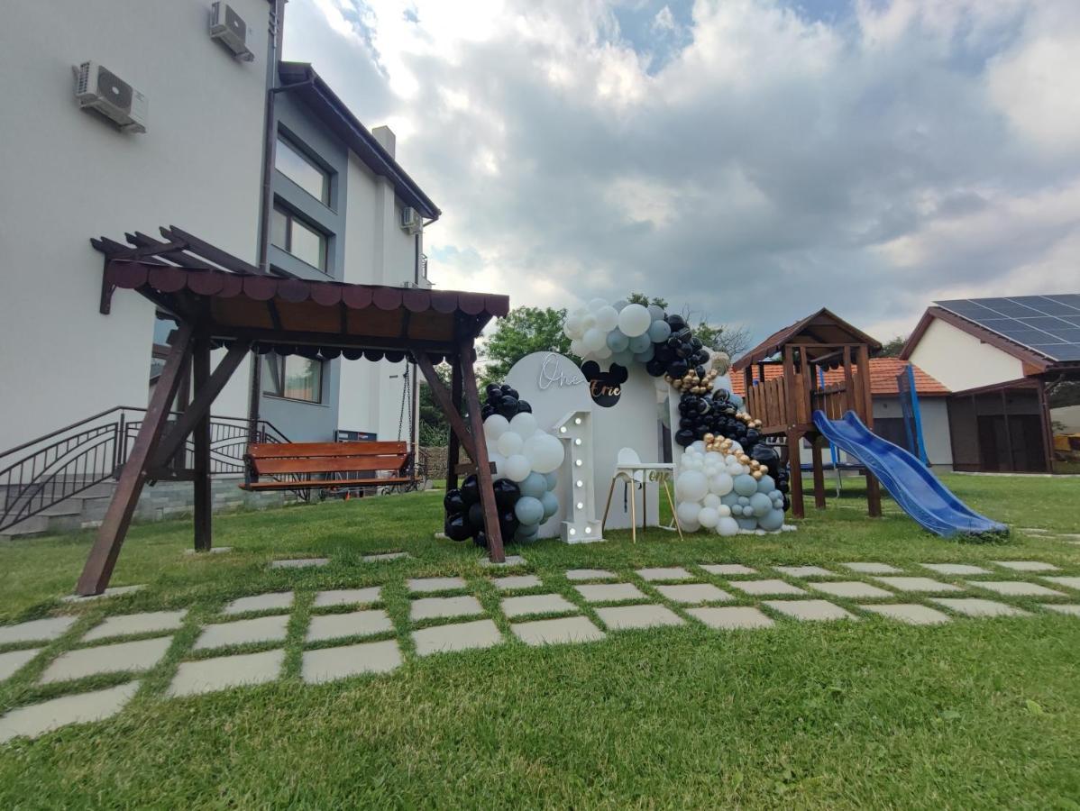 Pensiunea Casa Hortopan ทาร์กู จิอู ภายนอก รูปภาพ
